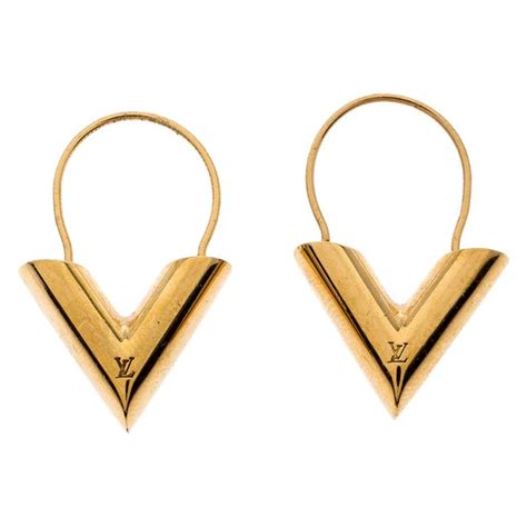 louis vuitton v hoops kopen|louis vuitton hoop earrings etsy.